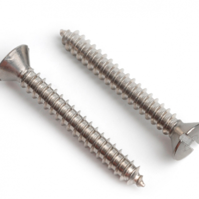 SLOT COUNTERSUNK AB SELF TAPPING SCREWS DIN 7972C
